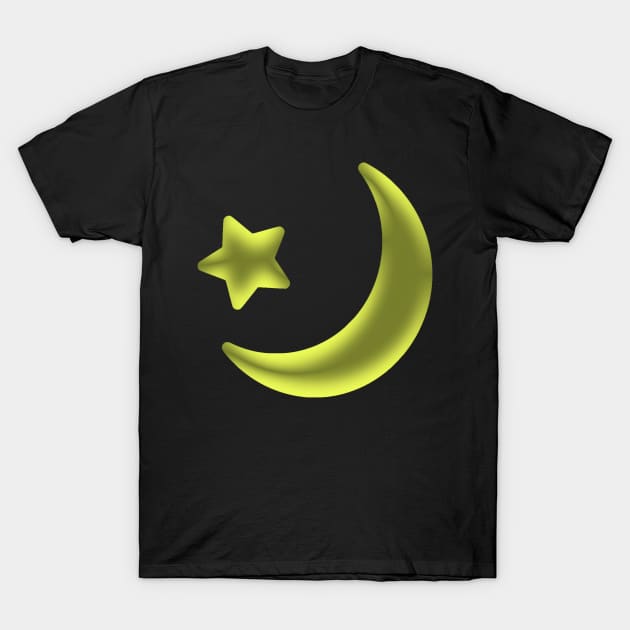 moon and star T-Shirt by rclsivcreative